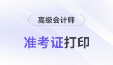 2024年高级会计师准考证打印常见问题汇总