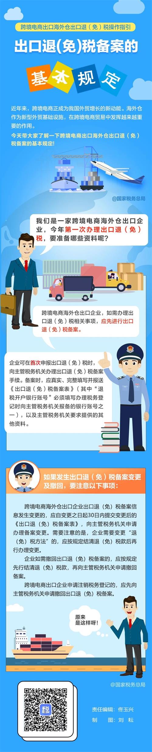 @跨境电商出口海外仓企业：出口退（免）税备案基本规定请收好