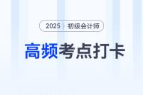 2025年《初级会计实务》高频考点跟学打卡汇总